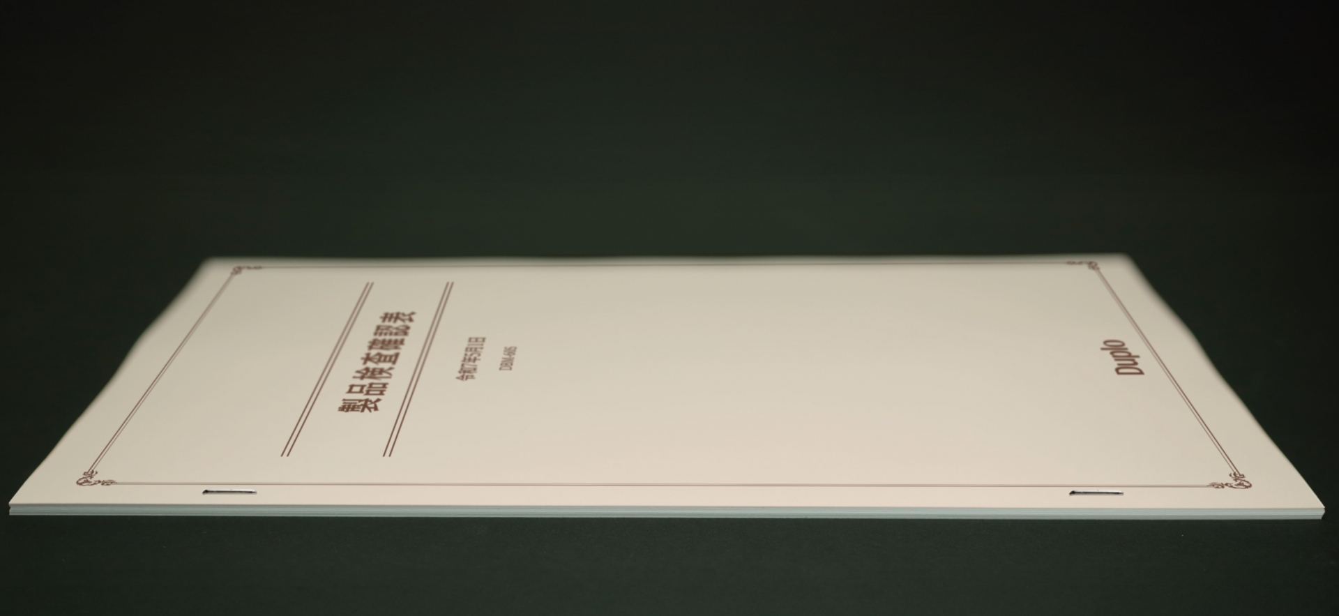 平綴じ製本機 / DBM-60S
