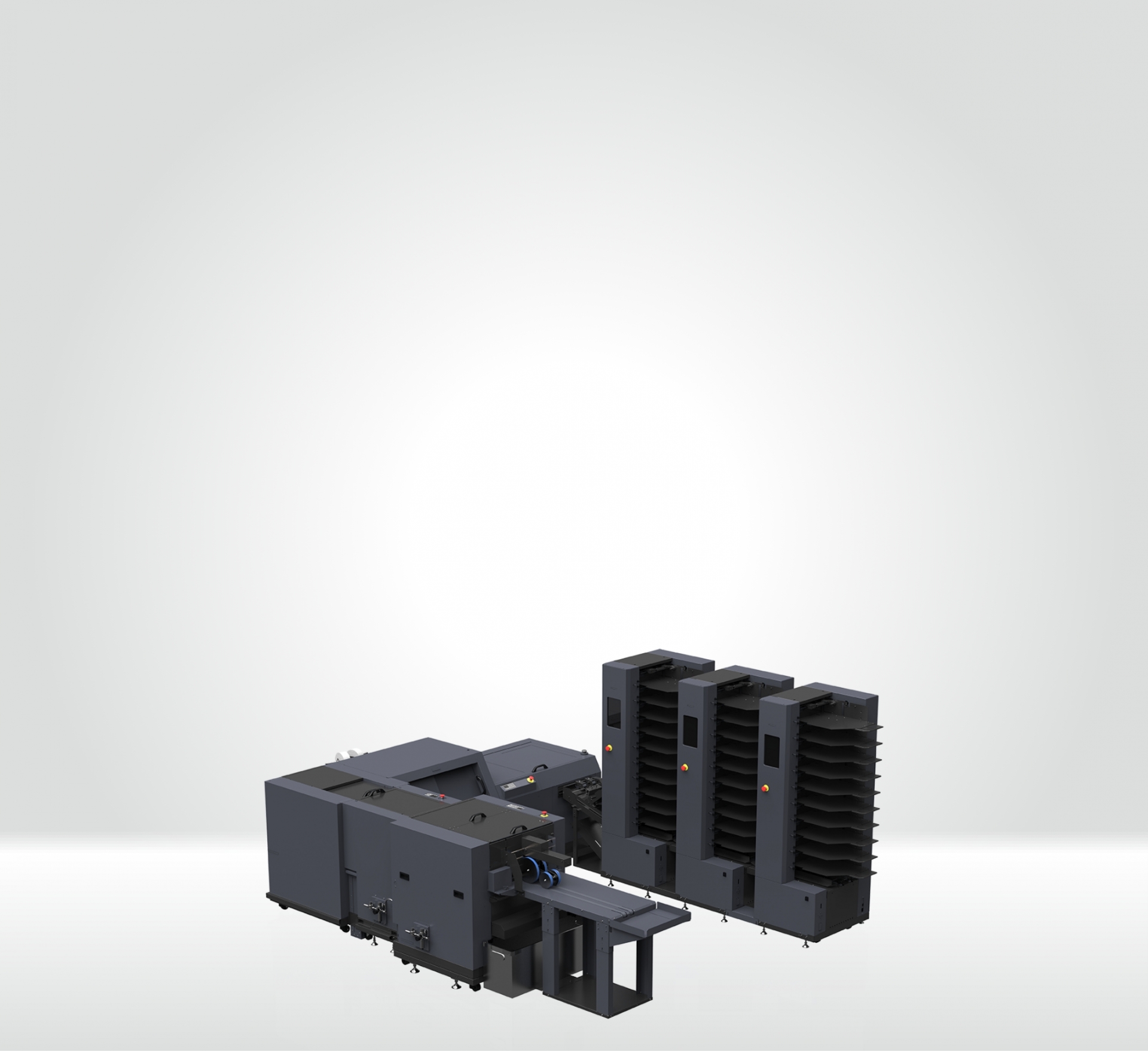 鞍掛け中綴じ折り製本システム / i Saddle Multi System